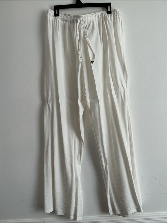 stage Pants - Women's Wide-Leg Drawstring Pants - White